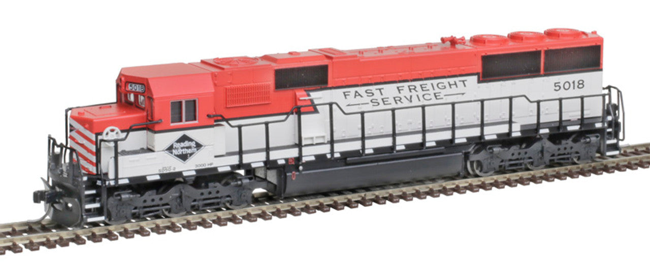 Atlas N Scale Reading and Northern 5018 SD50 DCC/Sound