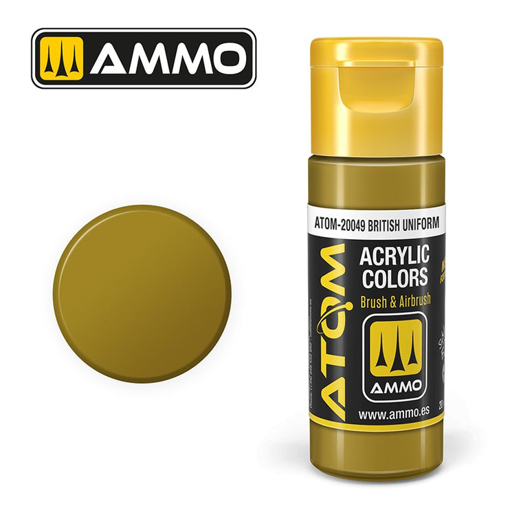 Ammo Mig Atom Color Acrylic British Uniform