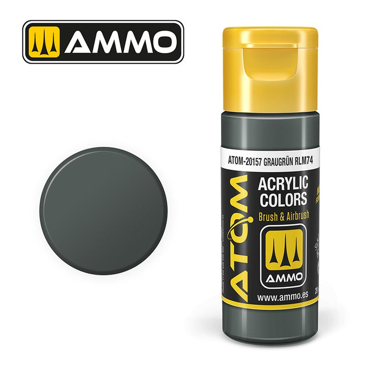 Ammo Mig Atom Color Acrylic GraugrÃ¼n RLM74