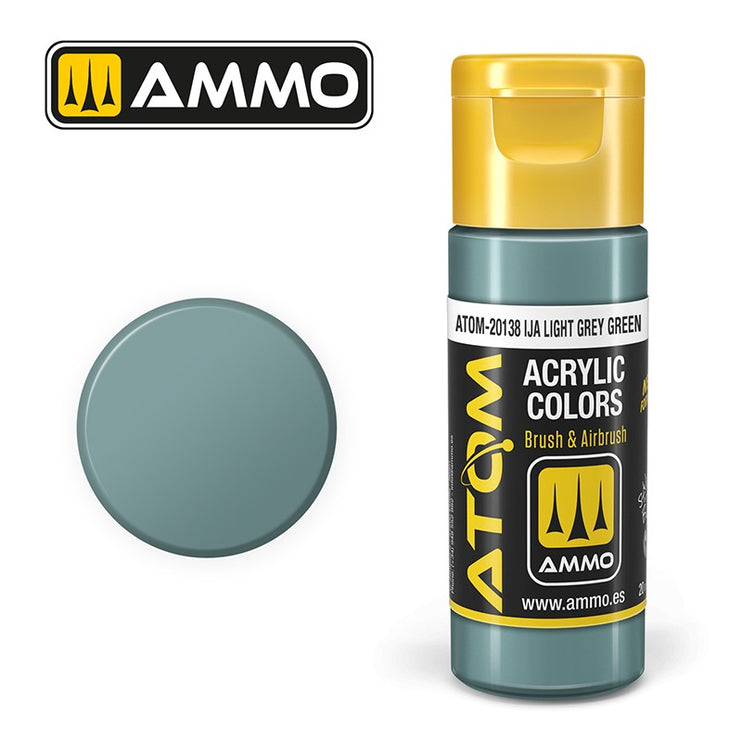 Ammo Mig Atom Color Acrylic IJA Light Grey Green FS36622