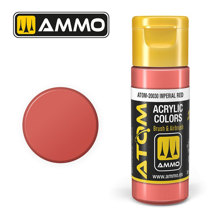 Ammo Mig Atom Color Acrylic Imperial Red