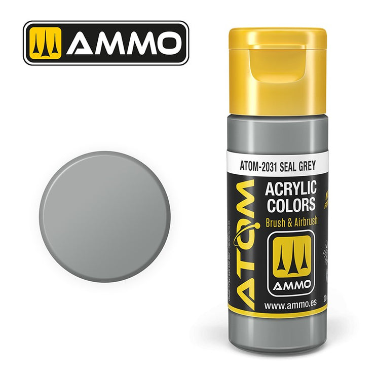 Ammo Mig Atom Color Acrylic Seal Grey FS36314