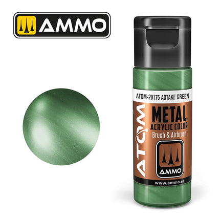 Ammo Mig Atom Color Acrylic METALLIC Aotake Green