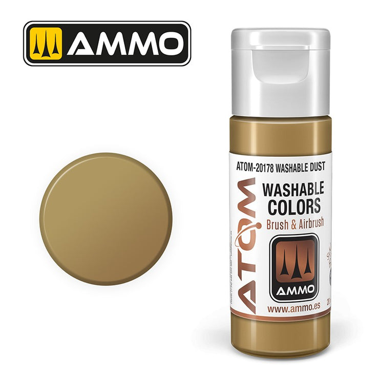 Ammo Mig Atom Color Acrylic WASHABLE Dust RAL8000