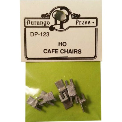 Durango Press 123 HO Scale Cafe Chairs