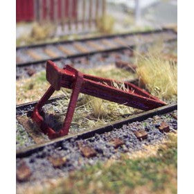 Osborn Models HO Scale Rail End Bumper 4Pk 1096