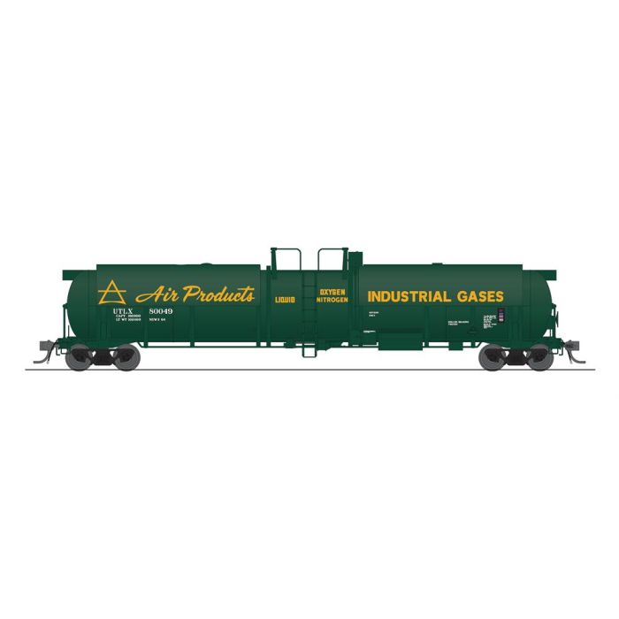 Broadway Limited HO Scale Cryogenic Tank Car Air Products/grn