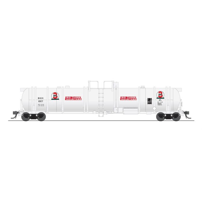 Broadway Limited HO Scale Cryogenic Tank Car Big 3/wht