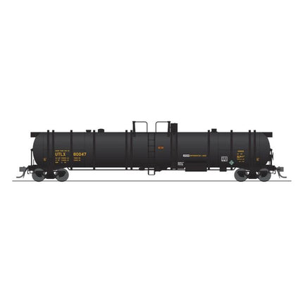 Broadway Limited HO Scale Cryogenic Tank Car UTLX/blk