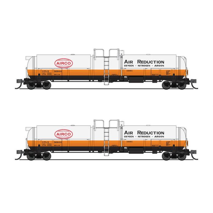 Broadway Limited N Scale Cryogenic Tank Cars 2 Pack Air Reduction