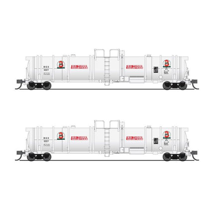 Broadway Limited N Scale Cryogenic Tank Cars 2 Pack Big 3