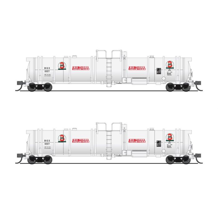 Broadway Limited N Scale Cryogenic Tank Cars 2 Pack Big 3