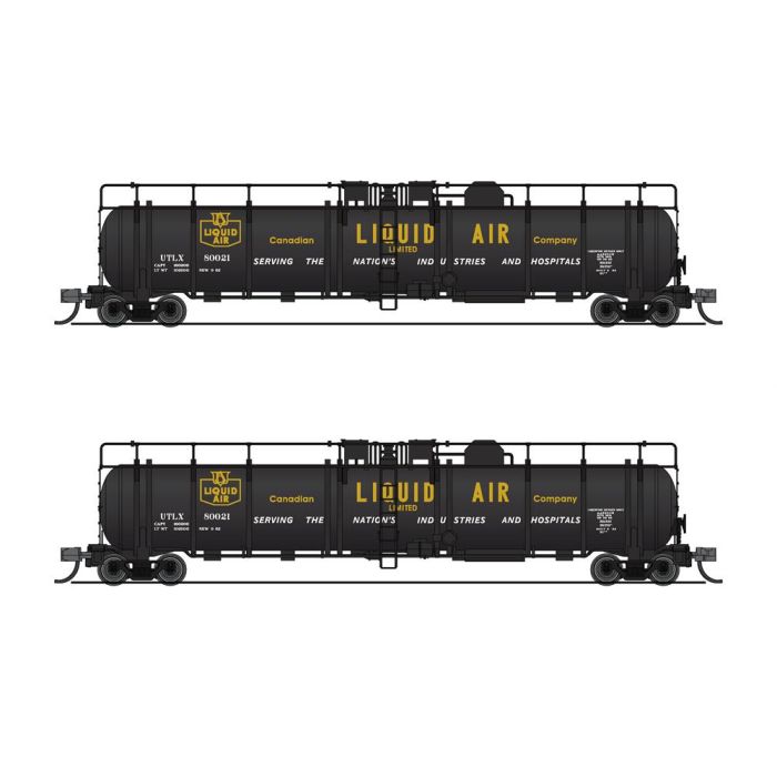 Broadway Limited N Scale Cryogenic Tank Cars 2 Pack Canadian Liquid Air
