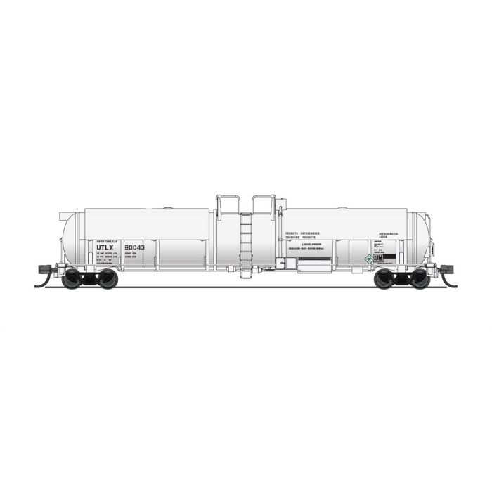Broadway Limited N Scale Cryogenic Tank Car UTLX/wht
