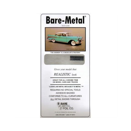 Bare Metal Foil 6 x 11 Thin Sheet Chrome Foil (New and Improved)