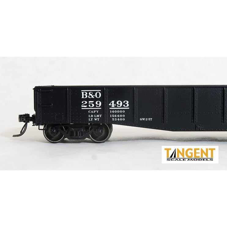 Tangent Baltimore & Ohio (B&O) “1957 O-59 Repaint” Bethlehem 70-Ton Riveted Drop-End Gondola #259539