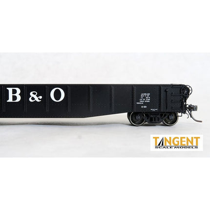 Tangent Baltimore & Ohio (B&O) “1957 O-59 Repaint” Bethlehem 70-Ton Riveted Drop-End Gondola #259539