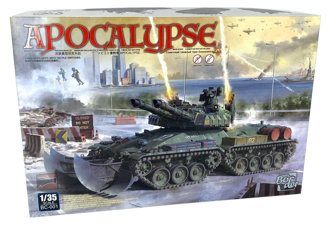 Border Model 1/35 Border Model Apocalypse Tank from Red Alert Game Pla ...