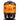Broadway Limited N MILW EMD F7 AB Orange/Black Diesel Locomotive 108A/111B - 7755 - Fusion Scale Hobbies