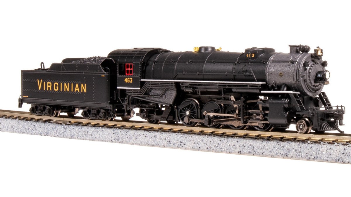 Fusion Train Engine Broadway Limited N Scale VGN USRA Heavy Mikado Steam Locomotive #463 ...