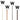 HO Scale - Whistle Sign - 2 pack