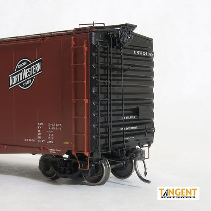 Tangent Chicago and North Western (C&NW) “Original 12-56” 40′ PS-1 9′ Door Boxcar #24149