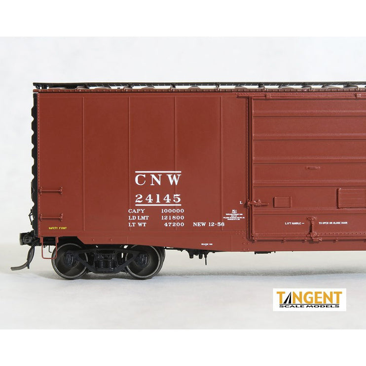 Tangent Chicago and North Western (C&NW) “Original 12-56” 40′ PS-1 9′ Door Boxcar #24149