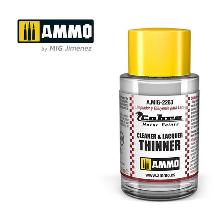 Ammo Cobra Motor Cleaner & Thinner for 2K Clear Lacquer 30mL Jar