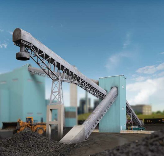 Walthers Cornerstone HO Scale Conveyors with Transfer House