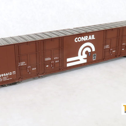 Tangent HO Conrail CR “X60R Repaint 1976+ Large Logo” Greenville 86′ Quad Plug Door Box Car