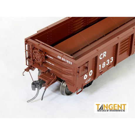 Tangent Conrail (CR) "1988 G43B Coil Svc.” Gondola With Coil Racks (Coils Not Included) #601802