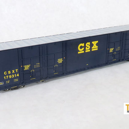 Tangent HO Scale CSX “Repaint 1991” Greenville 86′ Quad Plug Door Box Car