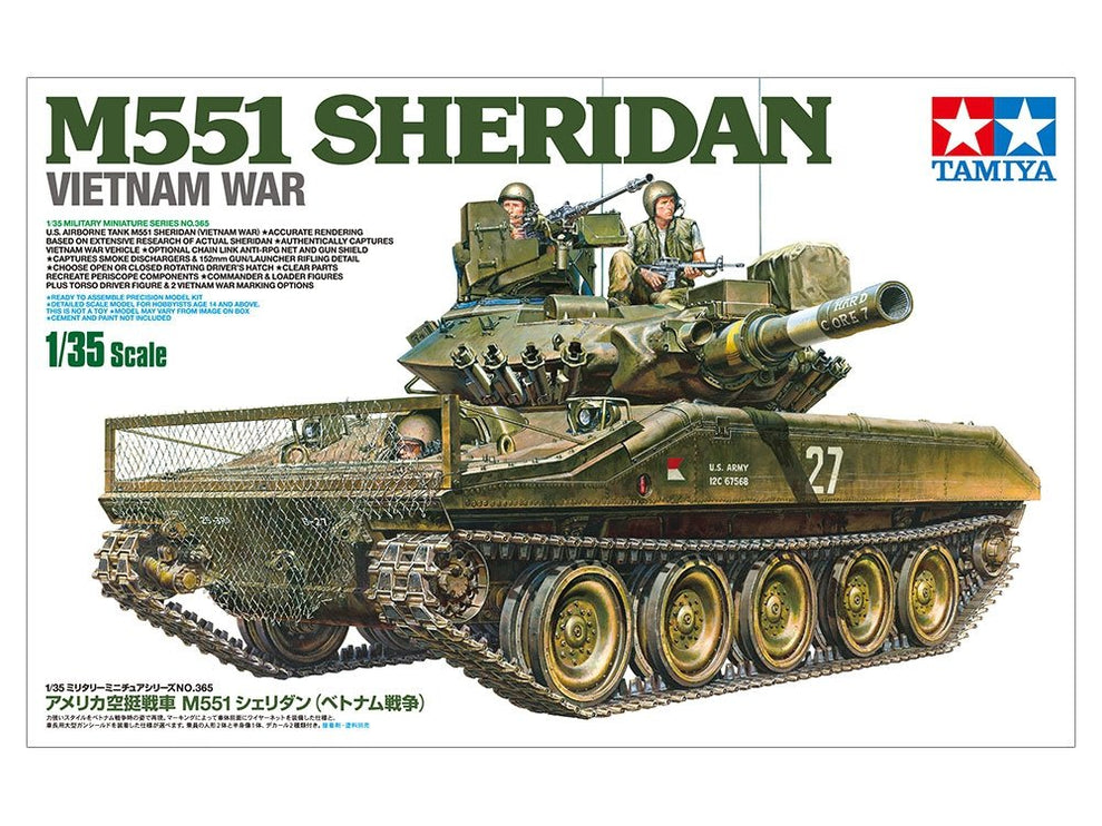 Tamiya 35365 1/35 US Airborne Tank M551 Sheridan