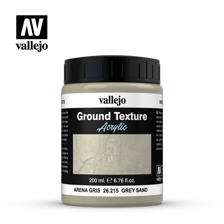 Vallejo Grey Sand Ground Texture Diorama Effect 200ml Bottle