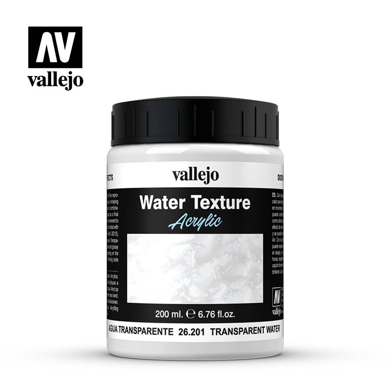 Vallejo Transparent Water Texture Diorama Effect 200ml Bottle