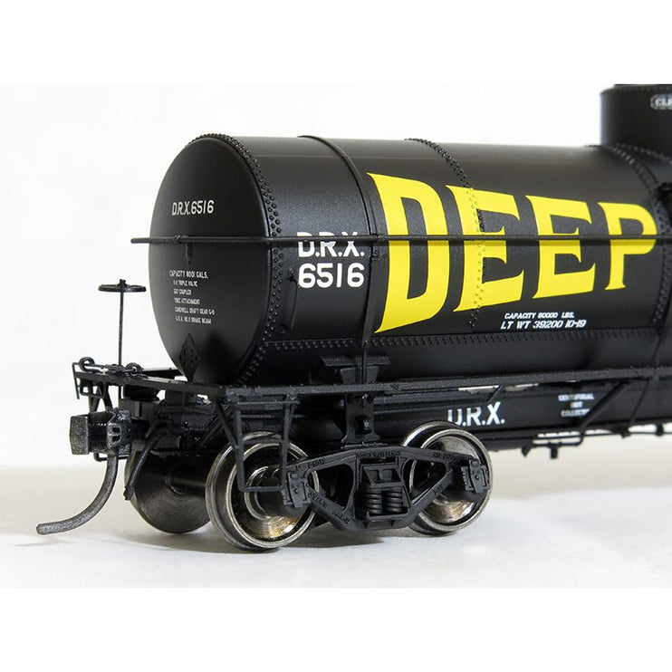 Tangent DRX "Deep Rock Cushing OK" 1940+ GATC 1917-design 8000 Gallon Tank Car #6528