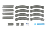 Kato N Scale V17 5 x 3 Oval Concrete Slab Super-Elevated Double Track Set