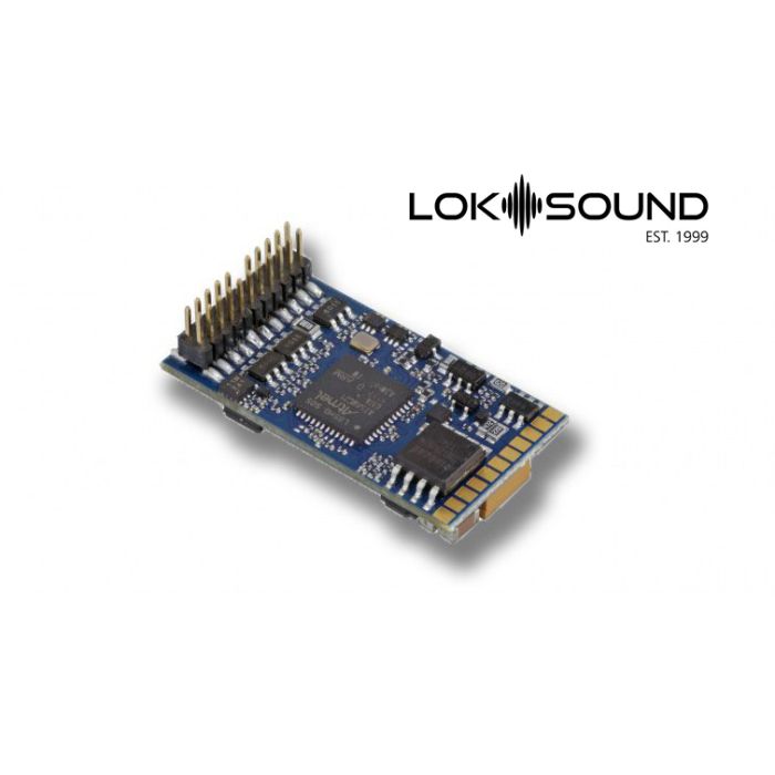 ESU LokSound 5 DCC/MM/SX/M4 PluX22 Sound Decoder 58412 W/ 11x15 Speake ...