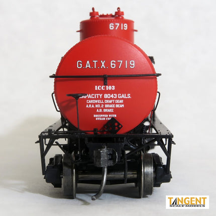 Tangent GATX "Union Starch and Refining 1950+" GATC 1917-design 8000 Gallon Tank Car #6712