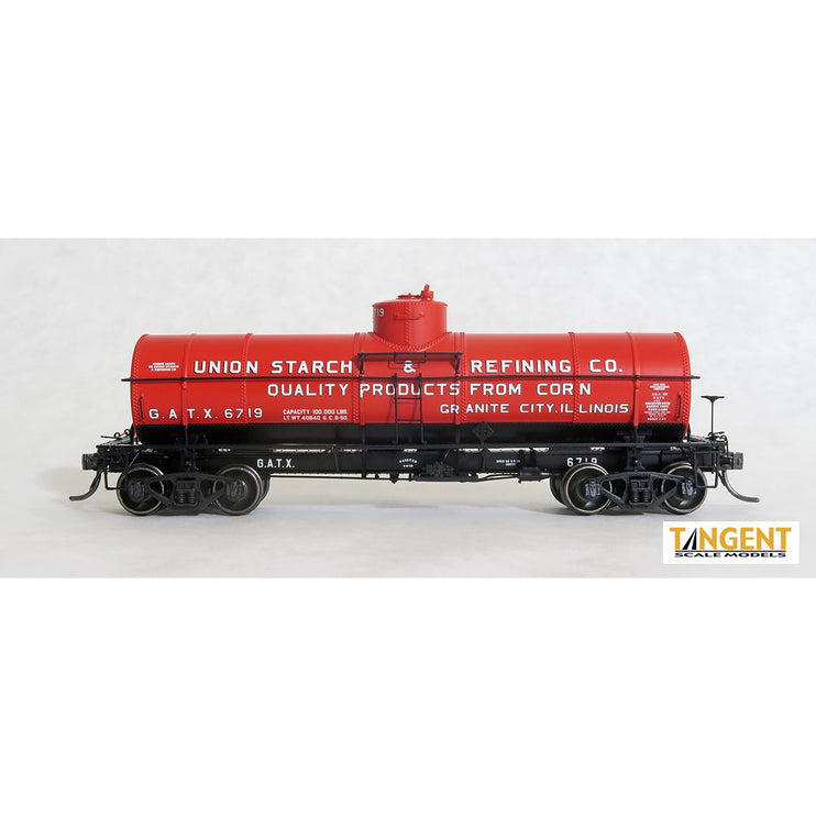 Tangent GATX "Union Starch and Refining 1950+" GATC 1917-design 8000 Gallon Tank Car #6712