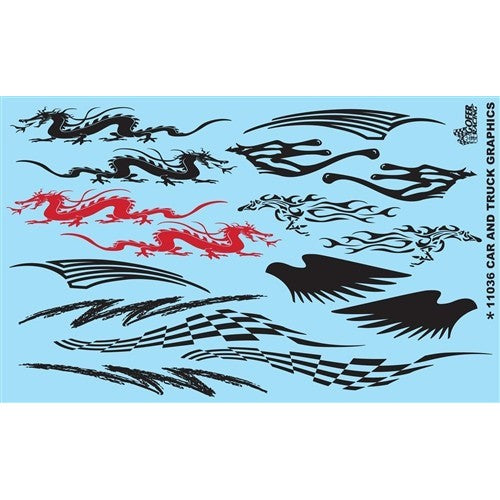 Gofer Racing Decals Gofer Racing Decals Car & Truck Graphics Decal – Fusion Scale Hobbies
