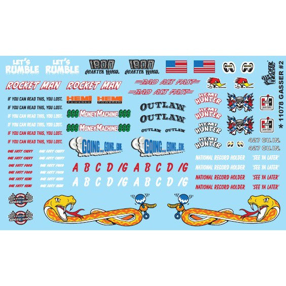 Gofer Racing Decals Gofer Racing Decals Gasser #2 – Fusion Scale Hobbies