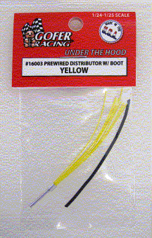 Gofer Racing Decals Prewired Distributors Yellow