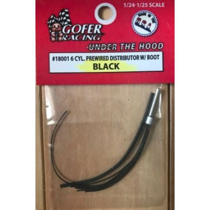 Gofer Racing Decals Prewired Distributor Black Plug Wire With Boot