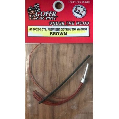 Gofer Racing Decals Prewired Distributor Brown Plug Wire With Boot