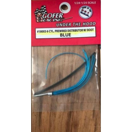 Gofer Racing Decals Prewired Distributor Blue Plug Wire With Boot