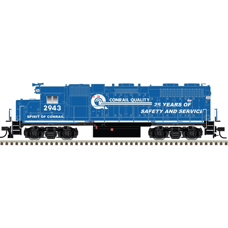 Atlas Gold Conrail 2943 HO Scale EMD GP38 Diesel Locomotive DCC ESU LokSound
