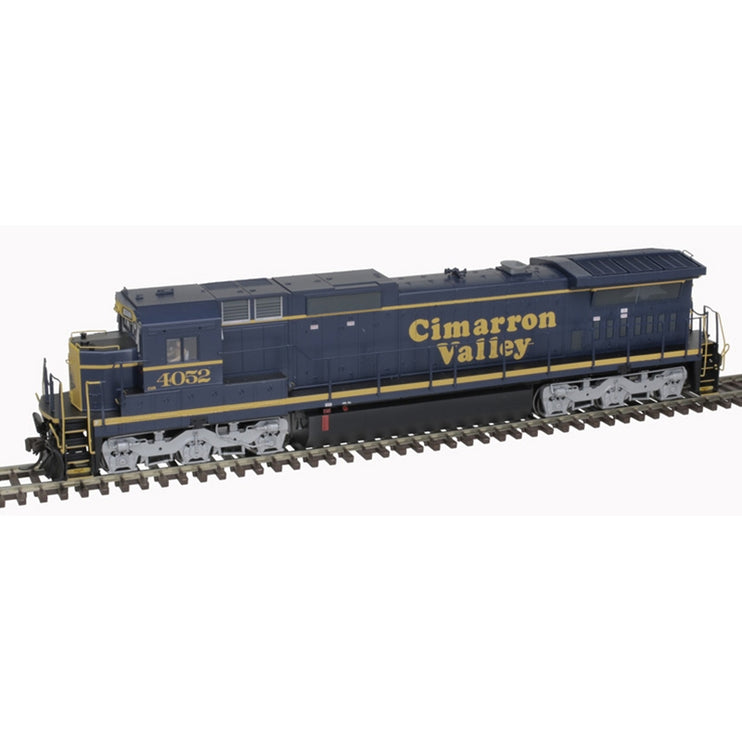 Atlas HO Cimarron Valley #4053 Dash 8-40C DC/Silver