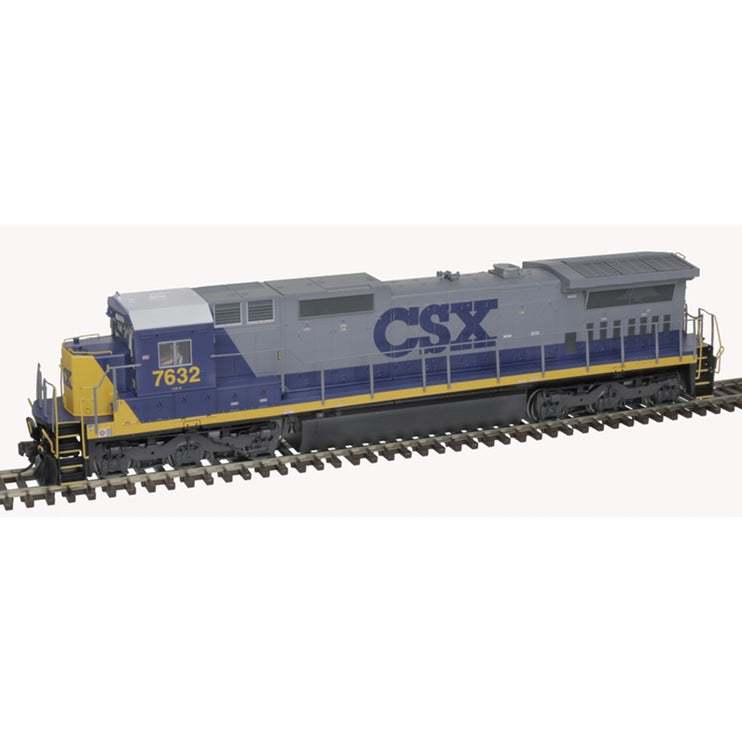 Atlas HO CSX White Roof #7632 Dash 8-40C DC/Silver