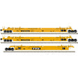 Atlas Master HO Scale Thrall Triple 53' Articulated Well Car